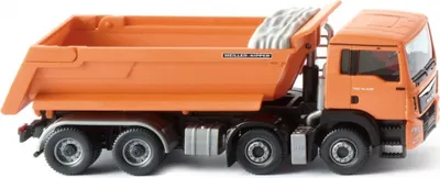 Immagine prodotto di Modellino MAN TGS Euro 6 in zinco pressofuso, scala 1:87, arancione