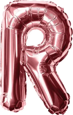 Produktbild von Oblique Unique Folien Luftballon Buchstabe R Geburtstag JGA Hochzeit Party Deko Ballon - roségold