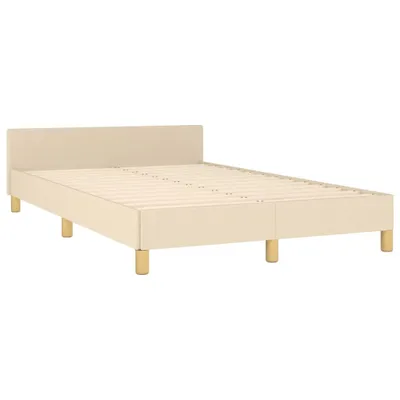 Produktbild von Bettgestell ohne Matratze Creme 120x190 cm Stoff
