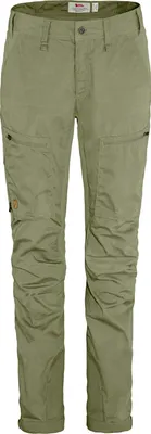 Image de Pantalon de randonnée Fjällräven Abisko Lite Trekking Trousers W Short pour femmes (Light Olive) taille 44
