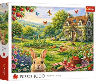 Image de Puzzle 1000 pièces, "Maison à la campagne", marque TREFL