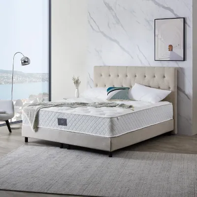 Produktbild von Boxspringbett Modell 211 mit Taschenfederkernmatratze