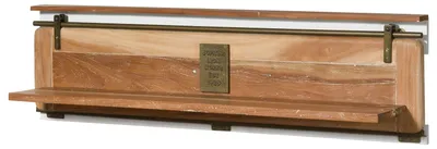 Produktbild von MASSIVMOEBEL24.DE Wandregal Mango 140x25x38 weiß lackiert RAILWAY #589