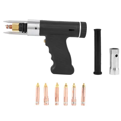 Image de 1 pistolet de soudage par étincelage (CD) + 6 pinces de serrage de M3 à M10