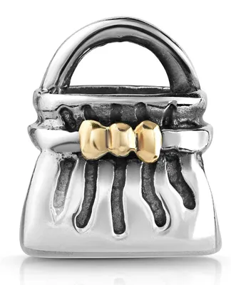 Produktbild von MATERIA by Matthias Wagner Silber Bead Handtasche 925 Sterling Silber teilweise vergoldet 724