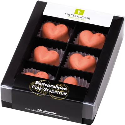 Produktbild von GREENDOOR Geschenk Set Badepralinen Pink Grapefruit
