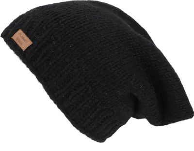 Produktbild von Beanie Mütze, Strickmütze, Nepalmütze, Wintermütze - Schwarz, Uni, Wolle, Hüte, Mützen