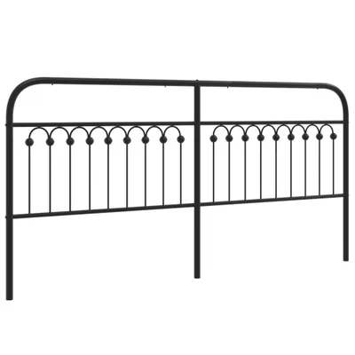 Produktbild von Ersatz-Kopfteil Metall Schwarz 193 cm
