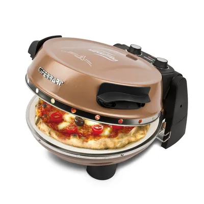 Immagine prodotto di G3Ferrari forno per pizza G1003217 Napoletana in rame con 2a pietra nel coperchio, buccia per pizza + libretto di ricette