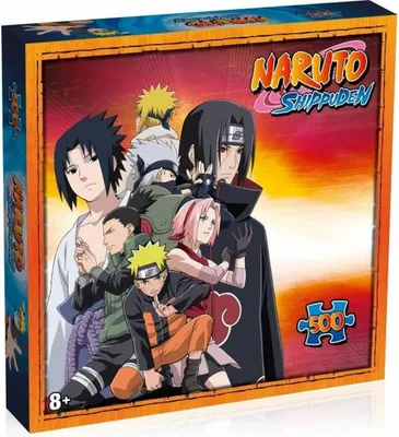 Image de Puzzle Naruto Shippuden Ninjas de Konoha 500 pièces, à partir de 10 ans, version française, Winning Moves