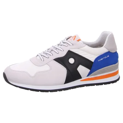 Produktbild von Ambitious 11206 Herren-Sneaker, Leder/Textil, Offwhite Combi, NEU - Herrenschuhe Sneaker / Schnürschuh, Weiß, leder/textil