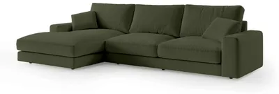 Zdjęcie produktu dla Sofa narożna Harvesty w kolorze zielonym