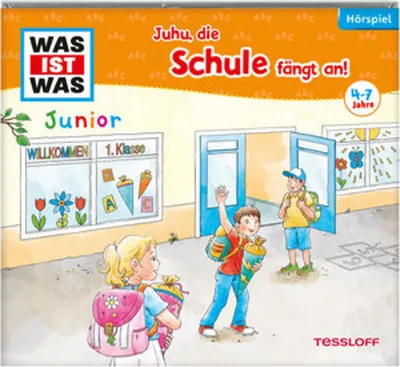 Produktbild von WAS IST WAS Junior Hörspiel. Juhu, die Schule fängt an!