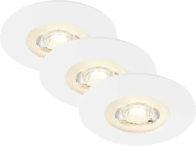 Obrázok produktu pre LED vstavané svietidlá, matná biela, IP65, 3xLED/5W