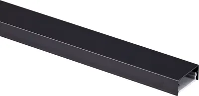 Produktbild von Alu Kabelkanal schwarz eckig 115x5 cm für TV HiFi Computer Lampen Aluminium Abdeckung