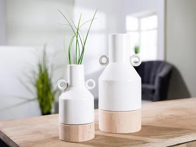 Produktbild von Gilde Porzell Vase "Blanco" VE 1 50741
