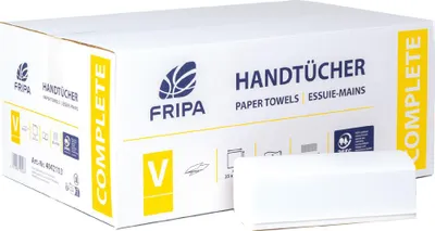 Obrázok produktu pre fripa 4042103 Fripa Handtuchpapier COMPLETE, 250 x 230 mm, V-Falz,hochweiß