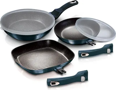 Produktbild von 3Er-Set Berlingerhaus Granitpfannen Bh-7049