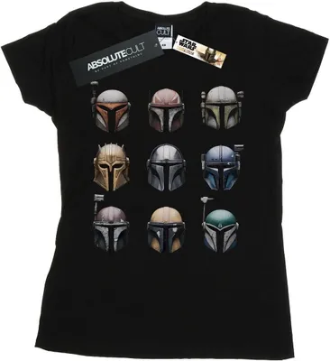 Produktbild von Star Wars - "The Mandalorian Display" T-Shirt für Damen BI42982 (M) (Schwarz)