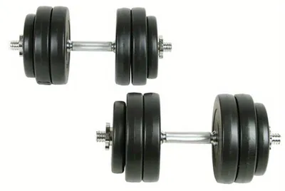 Image de Haltère réglable – Ensemble de haltères d'un poids total de 30 kg, avec résistance réglable, idéal pour l'entraînement de la force