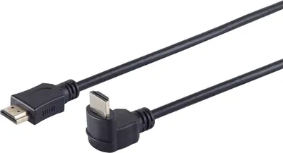 Obrázok produktu pre Kábel monitora HDMI s uhlovou zástrčkou