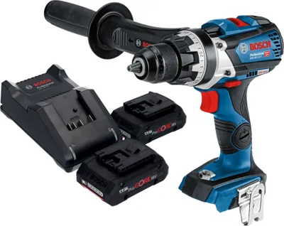 Image de Bosch GSR 18V-110 C Professional Perceuse-visseuse sans fil 18 V 110 Nm Brushless + 2x batterie ProCORE 4,0 Ah + chargeur