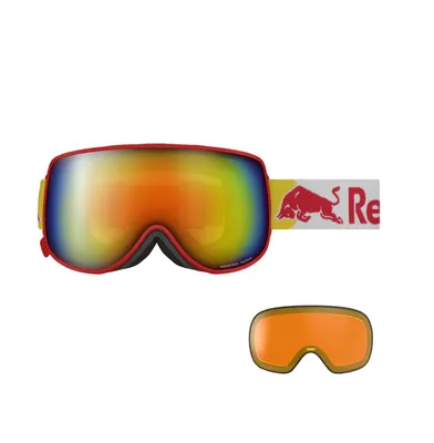 Produktbild von RedBull SPECT Magnetron EON, einfache Scheibe, Rot, Polyurethan, Unisex, Zylindrische (flache) Linse, Polycarbonat