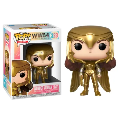 Zdjęcie produktu dla Funko Pop! DC Wonder Woman 1984 Wonder Woman Golden Armor, Vinyl Figur, Sammelfigur, nr. 323