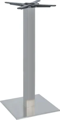 A standalone table base on a white background.
