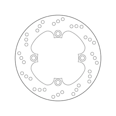 Produktbild von BREMBO Serie Oro Bremsscheibe für TRIUMPH MOTORCYCLES TT 220mm 68B40749