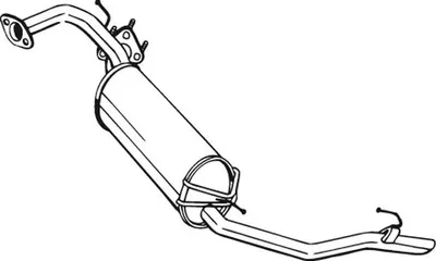 Produktbild von Bosal Endschalldämpfer 282-911