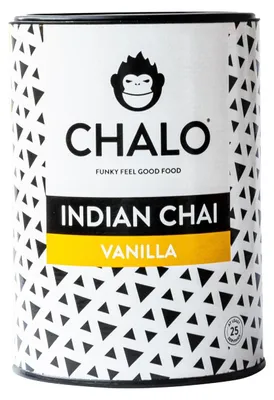 Obrázok produktu pre CHALO Vanilla Chai Tea 300g – Aromatický čierny čaj s vanilkou a korením