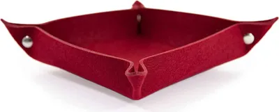 Produktbild von Oblique Unique Filzschale DIY Dekoschale als Schlüsselablage Geld Ablage - weinrot