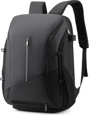 Produktbild von Basketball-Rucksacktasche für Männer, Fußballtaschen mit Ballfach, wasserdichter Sportrucksack, Volleyball-Rucksack