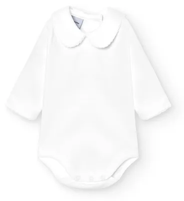 Obrázek produktu pro BABIDU, dětská body unisex, bavlna, bílá, velikost 18 měsíců