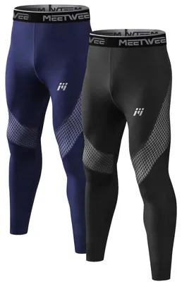 Immagine prodotto di MEETWEE, calzamaglia termica da uomo, intimo termico a gamba lunga, leggings invernali