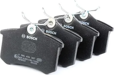 Image de BOSCH 0 986 494 387 4x plaquettes de frein arrière
Plaquettes de frein Bosch 4 pcs
