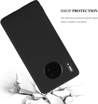 Zdjęcie produktu dla Etui ochronne Cadorabo do Huawei MATE 30 w kolorze czarnym etui na telefon komórkowy silikonowe etui z TPU