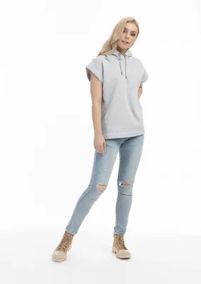Produktbild von SAPORTA damen pullover - hellgrau melange, M