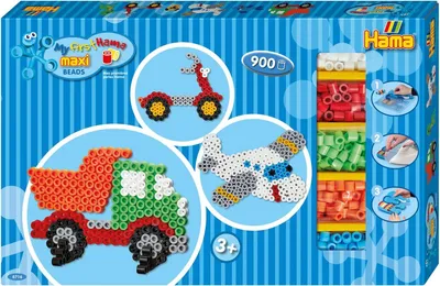 Produktbild von HAMA Bügelperlen maxi "Gigantisch" Geschenkpackung 900 Bügelperlen