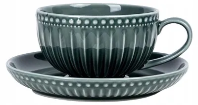 Produktbild von MPLCo MOSAIQUE OLIVE Keramiktasse mit Untertasse 250ml