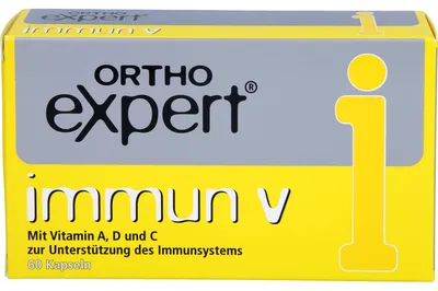 Produktbild von Orthoexpert Immun V Kapseln mit Vitamin A, D und C zur Unterstützung des Immunsystems, 60 St. Kapseln