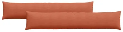 Image de Ensemble de 2 coussins de canapé en velours, dimensions 200 x 40 cm