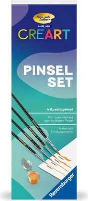 Produktbild von Ravensburger Malen nach Zahlen 25559 - Pinselset - Kinder ab 7 Jahren und Erwachsene