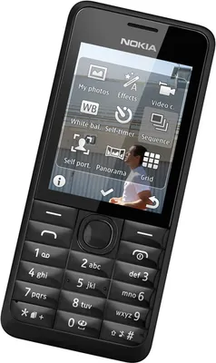 Produktbild von Nokia 301, 6.1 cm (2.4"), 240 x 320 Pixel, LCD, microSD (TransFlash), 64 MB, 32 GB
