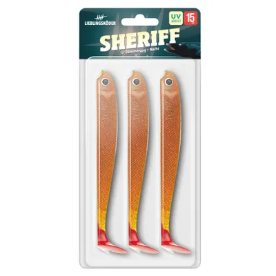 Produktbild von Lieblingsköder Gummifisch Hechtköder (Sheriff) Farbe: Sheriff