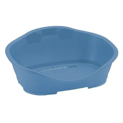 Image de STEFANPLAST Sleeper 6 118x80x40cm lit pour chien en plastique bleu, 99461