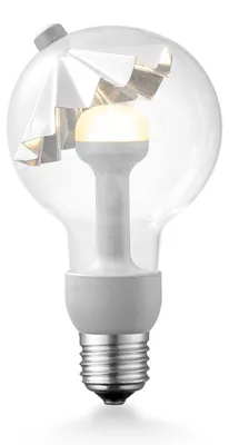 Produktbild von Home Sweet Home LED Birne Schirm silber G80 E27 3W 220Lm 2700K