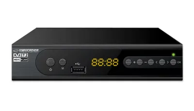 Immagine prodotto di Ricevitore Tv Digitale Terrestre Esperanza Dvb-T2 H.265/Hevc Ev106P