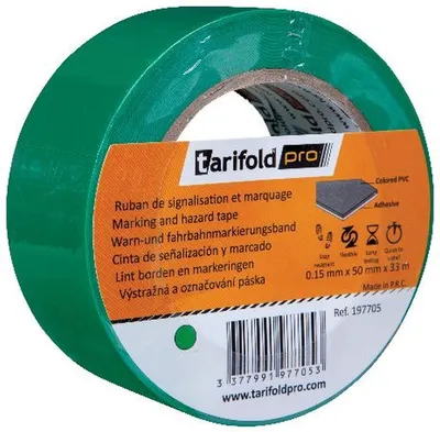Produktbild von Bodenmarkierungsband 50mmx33m grün Packung mit 24 Stück